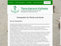 pferdeosteopathie-oberfranken.de Webseite Vorschau