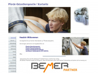 pferde-osteotherapeutin.de Webseite Vorschau
