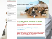 tierarztpraxis-burg.de Webseite Vorschau