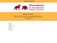 tierarztpraxis-dietenheim.de Webseite Vorschau