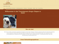 tierarzt-stepan.de Webseite Vorschau