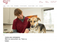 nuernberger-tierklinik.de Webseite Vorschau