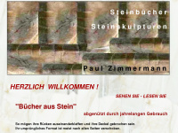 steinbuecher-paulzimmermann.de Webseite Vorschau