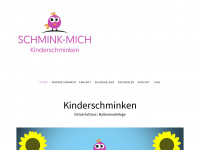 schmink-mich.de Webseite Vorschau