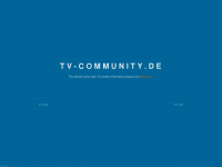 tv-community.de Webseite Vorschau