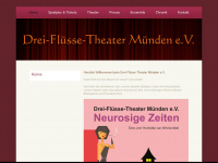 drei-fluesse-theater.de Webseite Vorschau