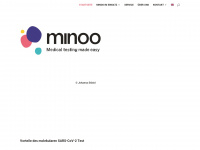 minoo.de Webseite Vorschau