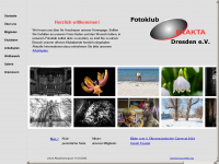 fotoklub-exakta.de Webseite Vorschau