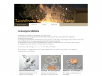 becker-glas.de Webseite Vorschau