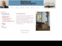 helmut-beckmann.de Webseite Vorschau