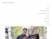 geige-cello-bremen.de Webseite Vorschau