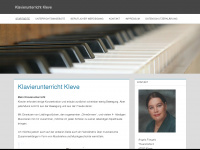 klavierunterricht-kleve.de Webseite Vorschau