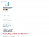 abc-gitarrenschule.de Webseite Vorschau