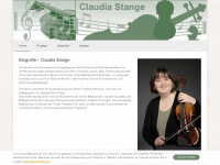 claudia-stange.de Webseite Vorschau