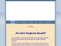 singkreis-neustift.de Webseite Vorschau