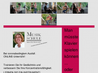 musikschulebeatefeucht.de Webseite Vorschau