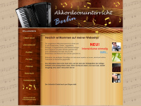 akkordeon-unterricht-berlin.de Webseite Vorschau