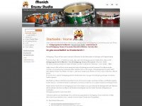 munich-drums.de Webseite Vorschau