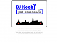 djkecky.de Webseite Vorschau