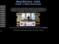 musikkiste2000.de Webseite Vorschau