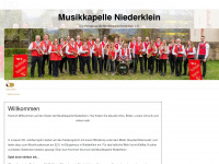 musikkapelle-niederklein.de Webseite Vorschau