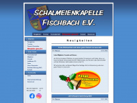 schalmeien-fischbach.de Webseite Vorschau