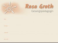 rosagroth.de Webseite Vorschau
