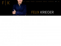 felix-krieger.de Webseite Vorschau