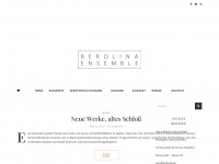 berolina-ensemble.de Webseite Vorschau