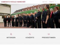 camerata-vocale-hannover.de Webseite Vorschau