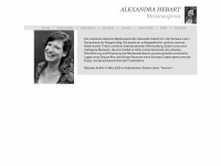alexandra-hebart.de Webseite Vorschau