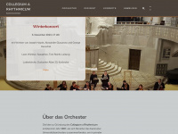 collegium-a-rhythmicum.de Webseite Vorschau
