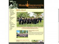 mandolinenverein-auenheim.de Webseite Vorschau