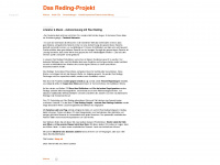 reding-projekt.de Webseite Vorschau