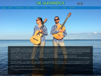 die-guitarreros.de Webseite Vorschau