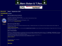 marcbolan.de Webseite Vorschau