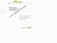 flautina.de Webseite Vorschau