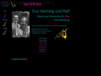 sax-n-brass.de Webseite Vorschau