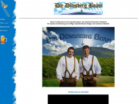 duensberg-buam.de Webseite Vorschau