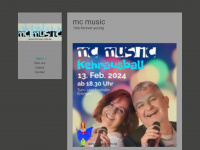 mcmusic-hits.de Webseite Vorschau