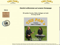 the-pams.de Webseite Vorschau