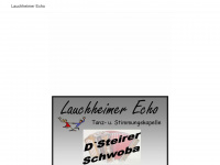 lauchheimer-echo.de Webseite Vorschau