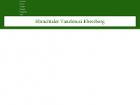 ebrachtaler-tanzlmusi.de Webseite Vorschau