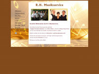 rh-musikservice.de Webseite Vorschau