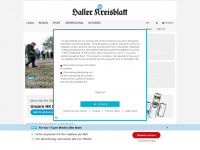 haller-kreisblatt.de Webseite Vorschau
