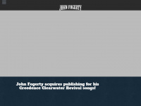 johnfogerty.com Webseite Vorschau