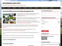 weserbergland-info.de Webseite Vorschau