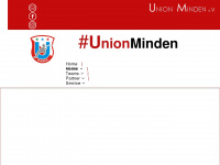 union-minden.de Webseite Vorschau