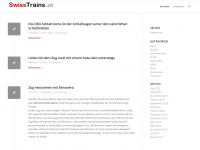 swisstrains.ch Webseite Vorschau