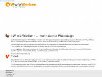 w-wie-werben.de Webseite Vorschau